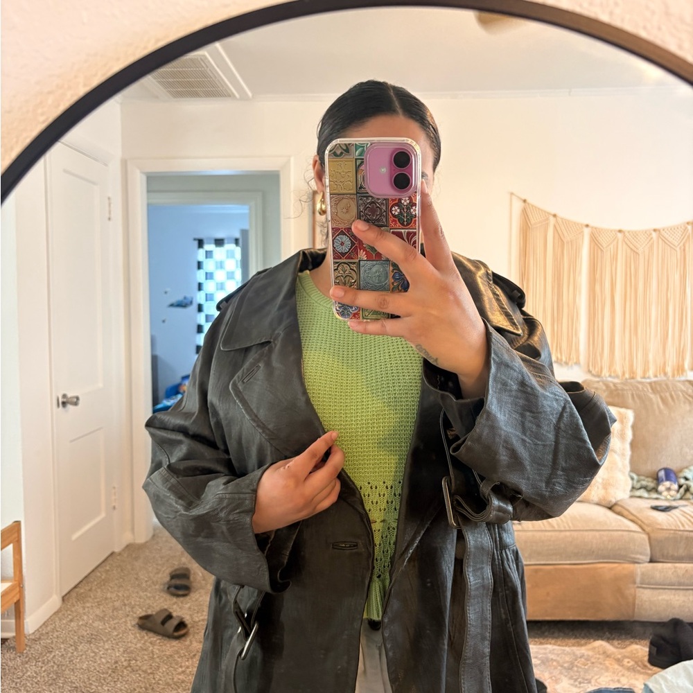 Lane Bryant Black Trench Coat